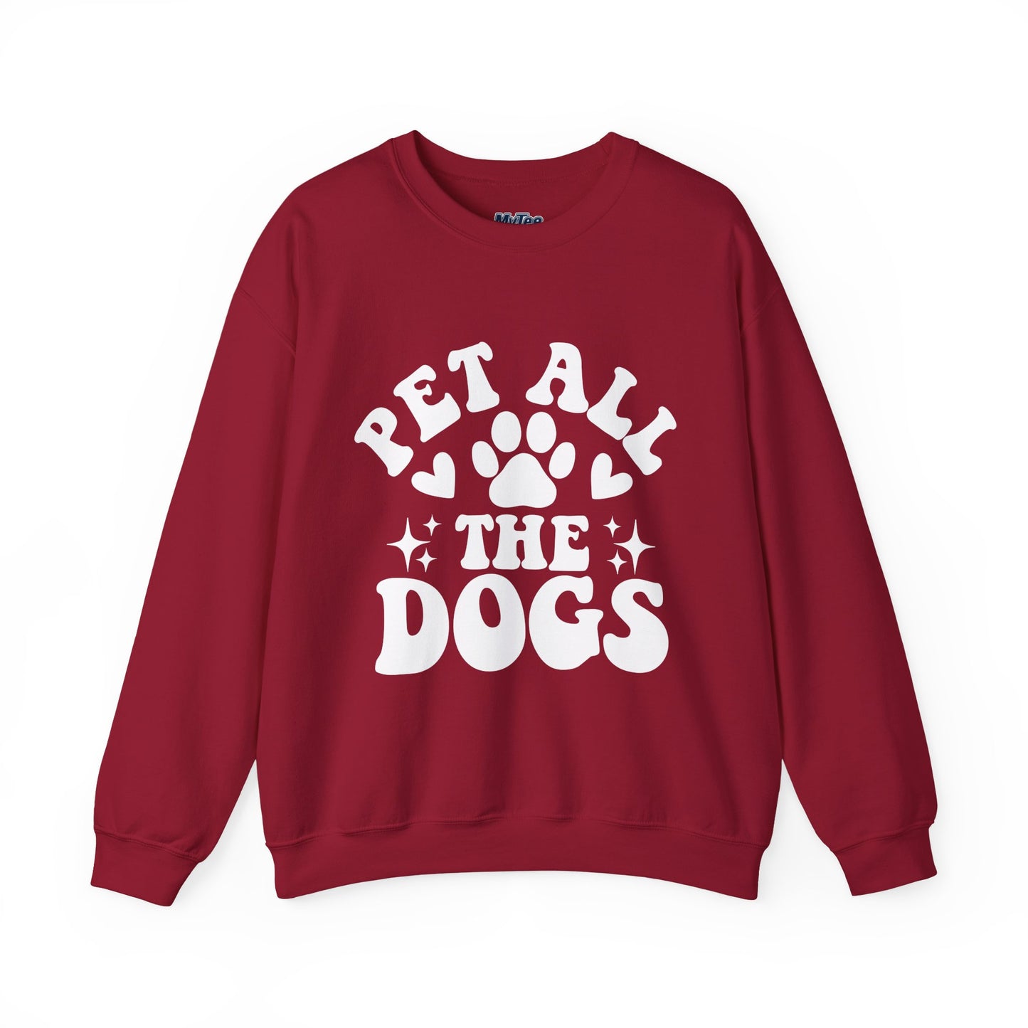 Pet All The Dogs Crewneck Sweatshirt | Cozy Dog Lover Gift