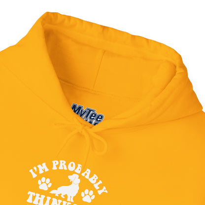 I'm Probably Thinking About My Dog Unisex Hoodie – Relatable & Cozy