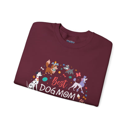 Best Dog Mom Ever Sweatshirt | Warm & Furry Crewneck