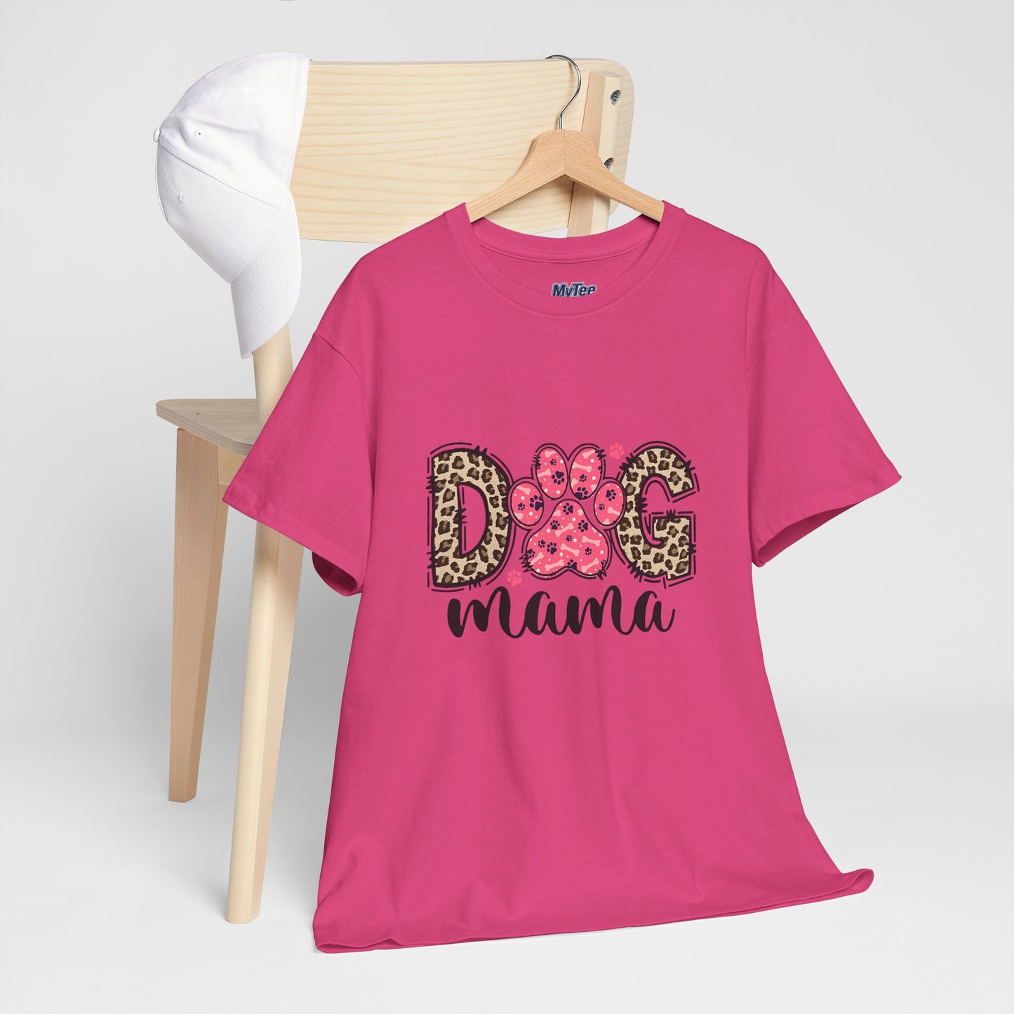 Dog Mama Graphic Cotton T-Shirt | Perfect for Pet Lovers