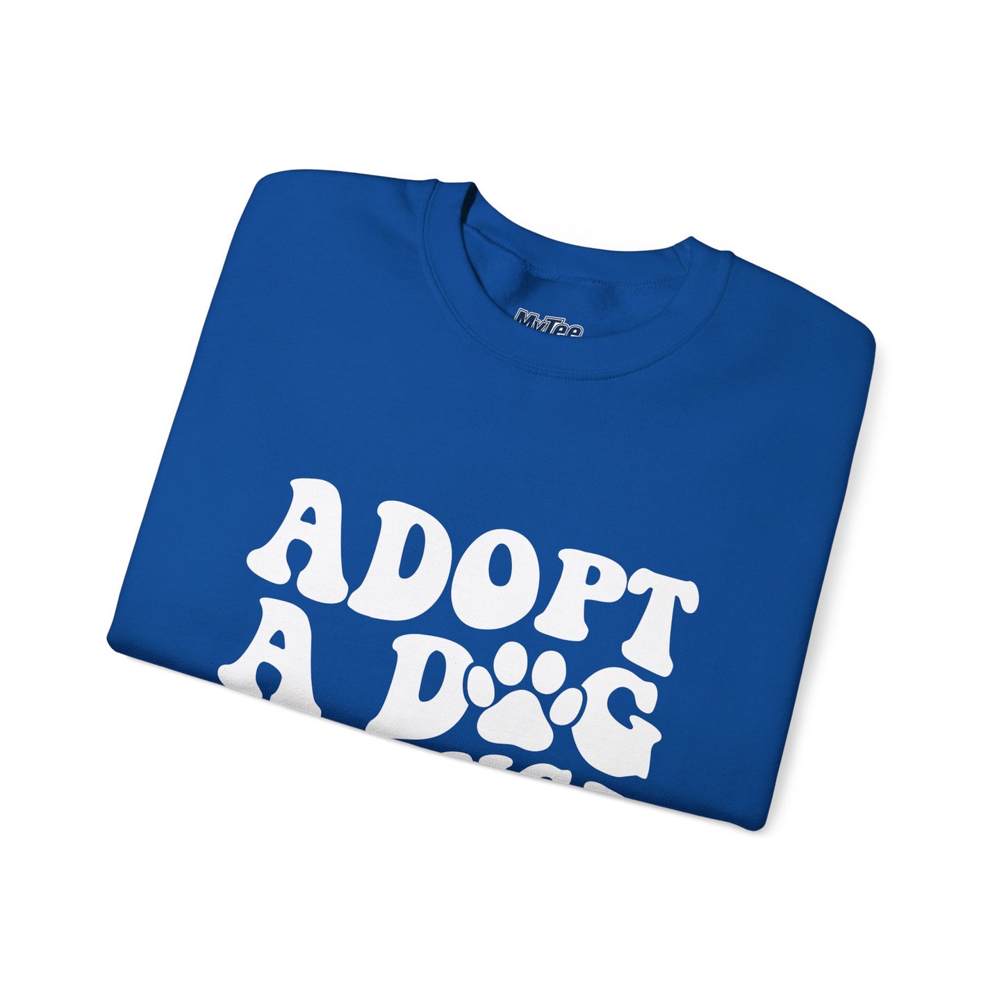 Adopt A Dog Change A Life Crewneck Sweatshirt