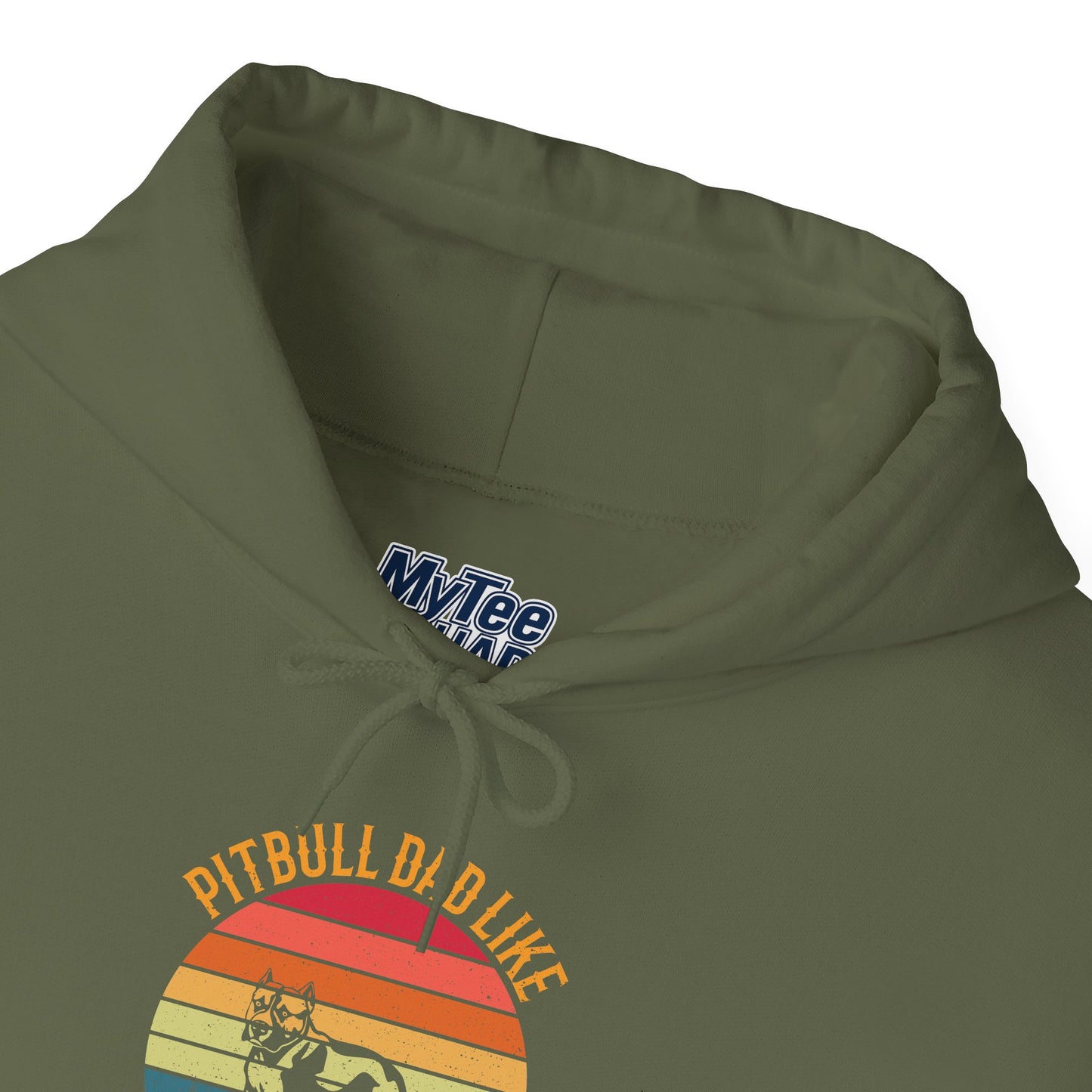 'Pitbull Dad Like A Regular Dad But Cooler' Cozy Hoodie