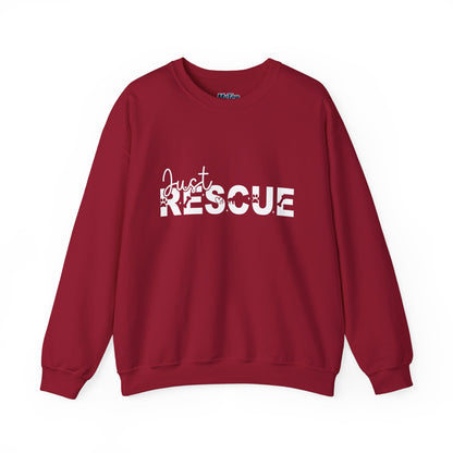 Just Rescue Sweatshirt – For Proud Pet Rescuers