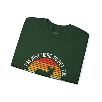 I'm Just Here To Pet The Labrador Retiever Unisex Sweatshirts