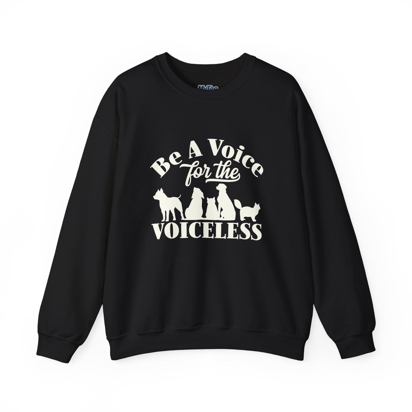 Be A Voice  For The Voiceless Unisex Sweatshirt – Animal Rescue Awareness