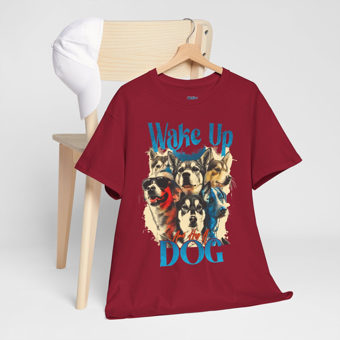 Wake Up Dog Unisex Cotton Tee