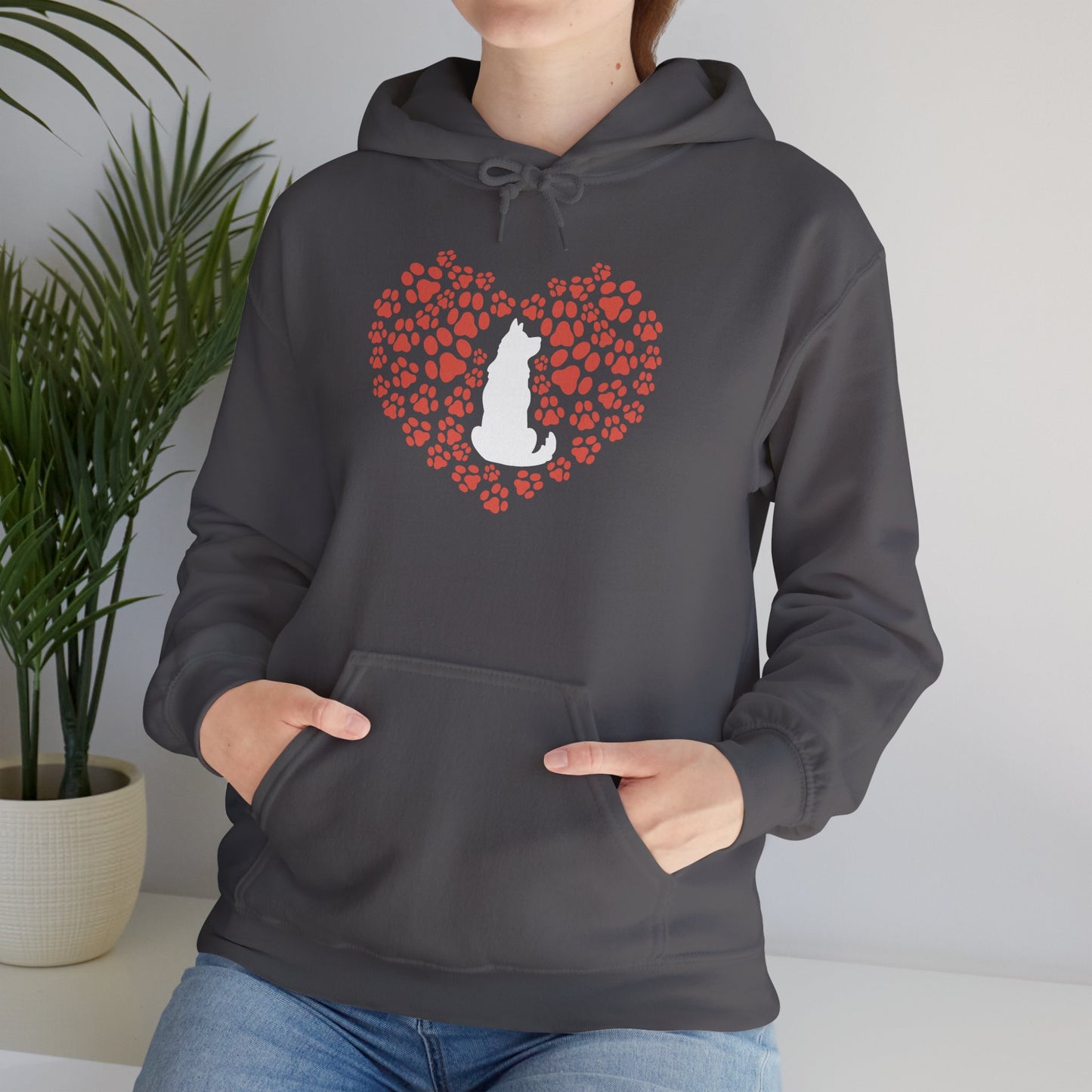 Heart Of A Cat – Minimalist Pet Lover Hoodie