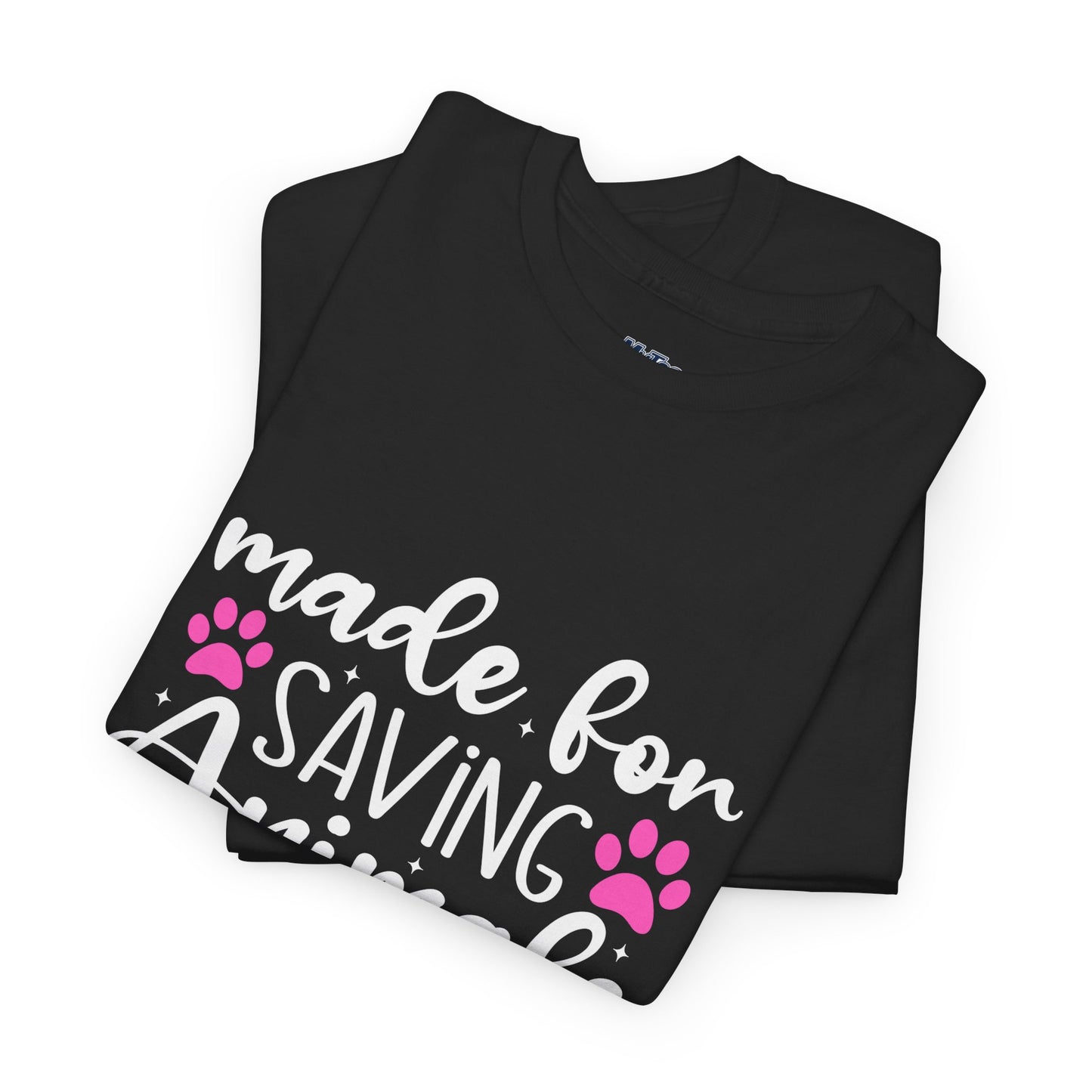 Made For Saving Animals Unisex Cotton T-Shirt | Dog Lover