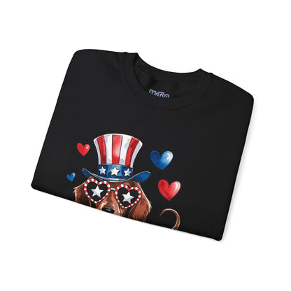 Patriotic Dachshund Dog Unisex Sweatshirt