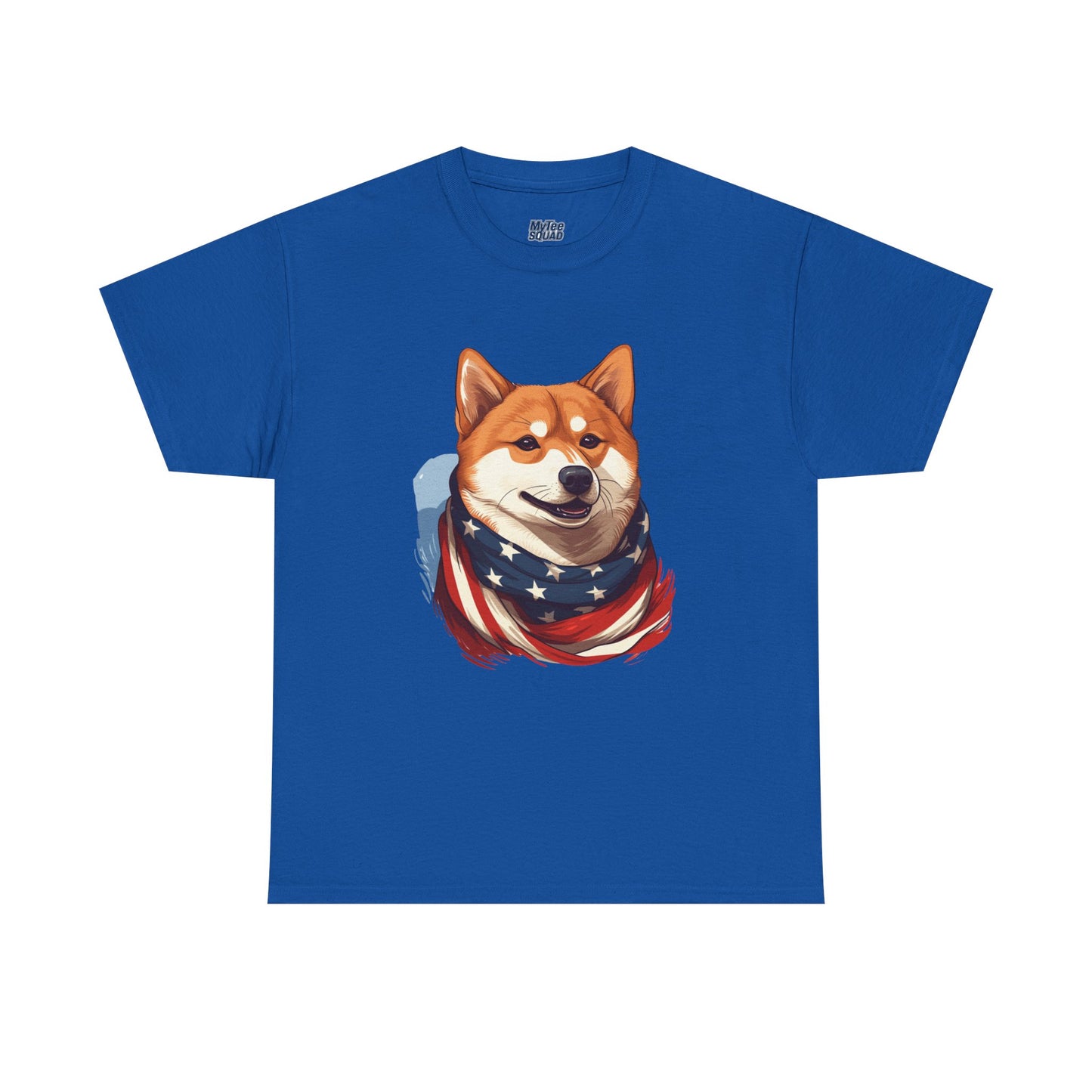 Patriotic Shiba Inu Unisex T-Shirt