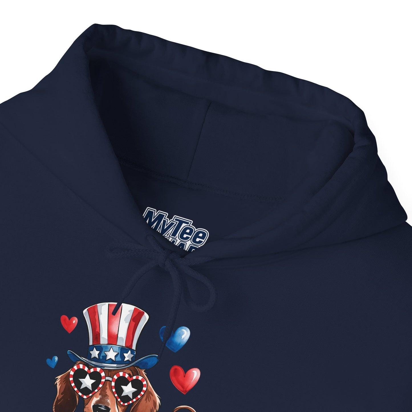 Patriotic Dachshund Unisex Hoodie - Perfect For 4th Of July