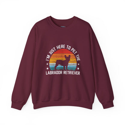 I'm Just Here To Pet The Labrador Retiever Unisex Sweatshirts