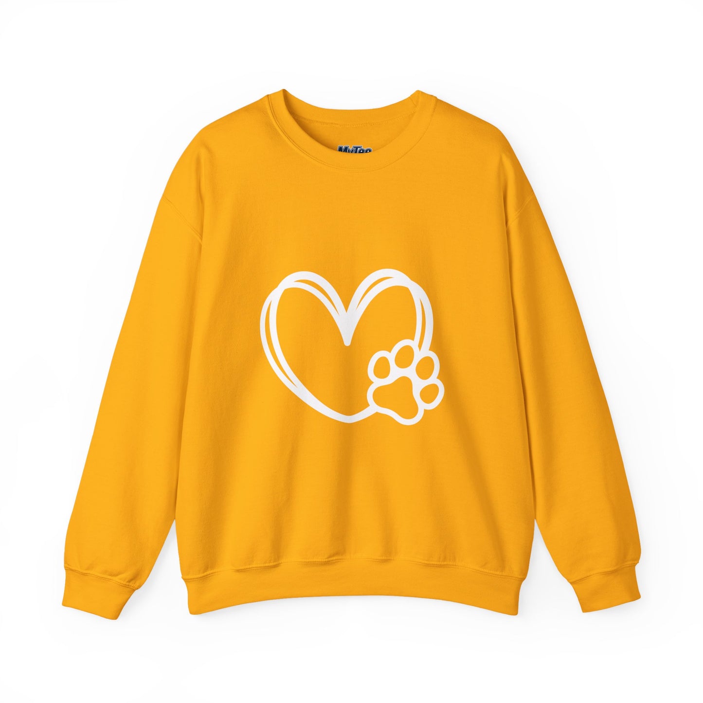 Paw Heart Unisex Sweatshirt – Subtle Dog Lover Style