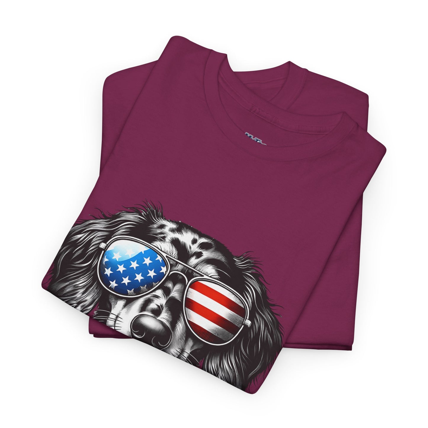 Patriotic Dachshund with Sunglasses Unisex T-Shirt