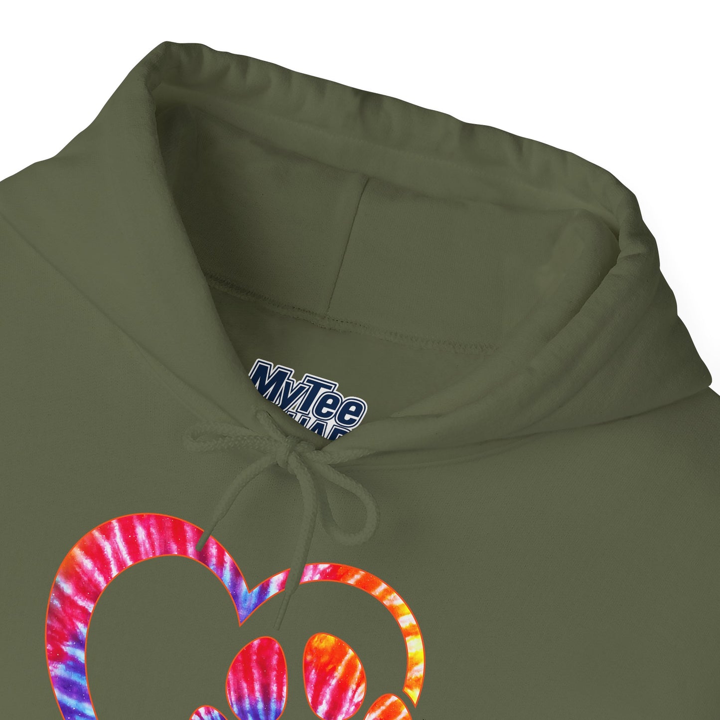 Paw Love Tie-Dye Hoodie – Wear Your Heart In Color