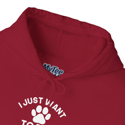 I Just Want To Be A Stay-At-Home Dog Mom Hoodie- Pup Mama Vibes