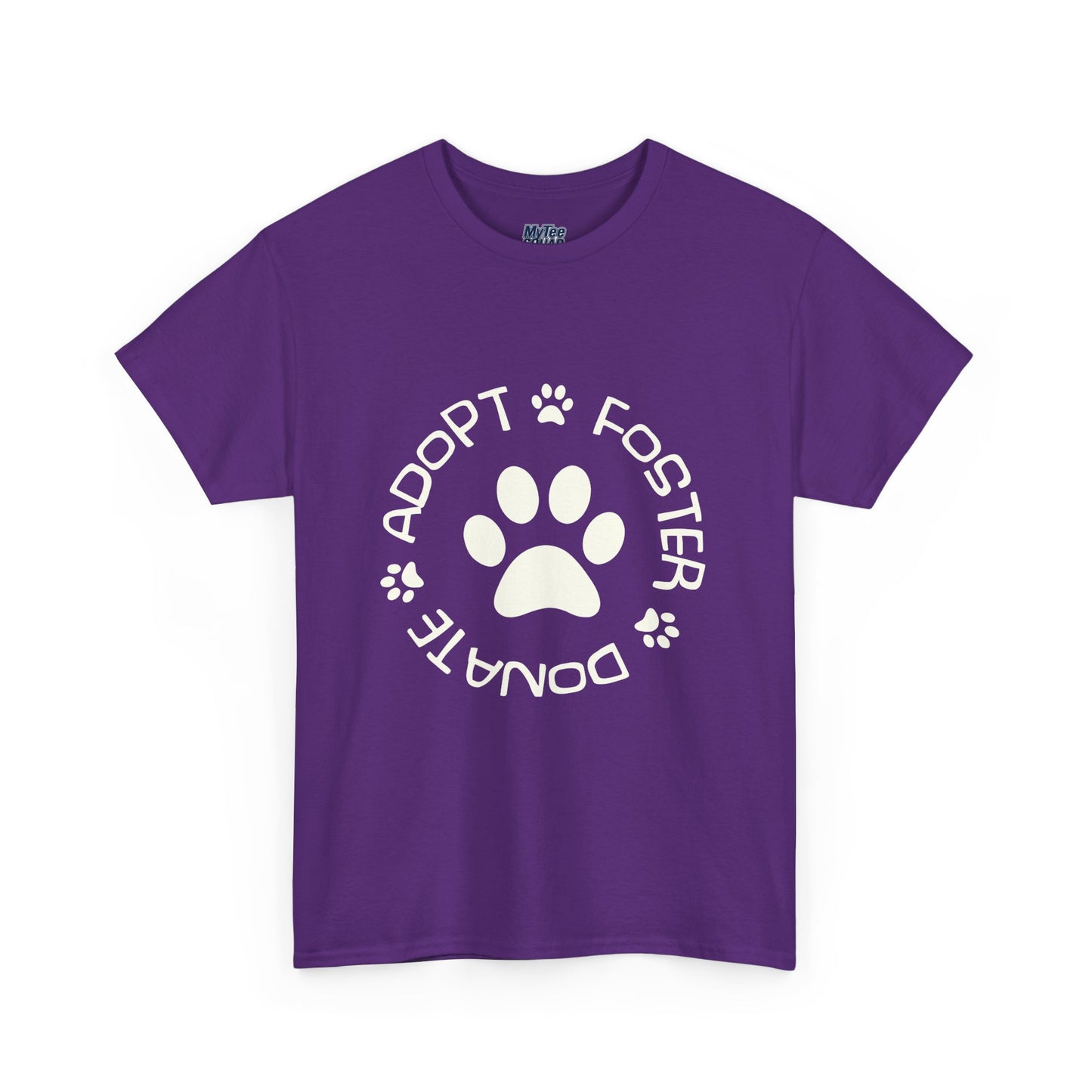 Adopt, Foster, Donate Unisex T-Shirt| Animal Rescue Support