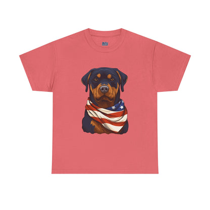 Patriotic Rottweiler Unisex T-Shirt