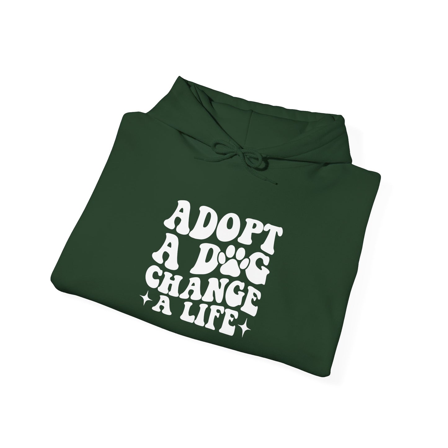 Adopt A Dog Change A Life Unisex Hoodie | Perfect For Animal Lovers