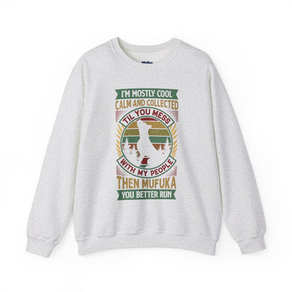 I'm Mostly Calm And Collected Pitbull Unisex Sweatshirts