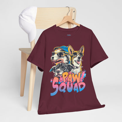Paw Squad Unisex T-Shirt – Dog Crew Graphic Tee For Pet Lovers