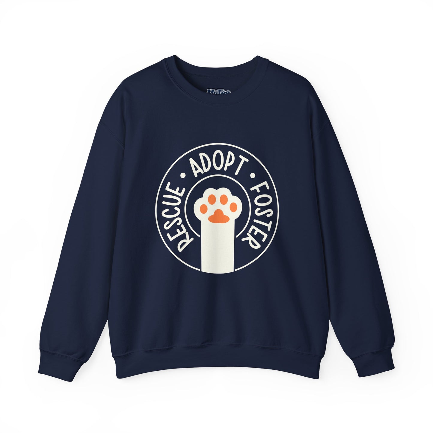 Rescue, Adopt, Foster Unisex Sweatshirt | Animal Lover Gift, Pet Adoption Crewneck