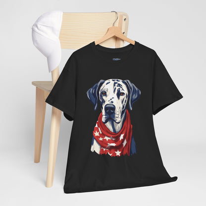 Patriotic Great Dane Unisex T-Shirt