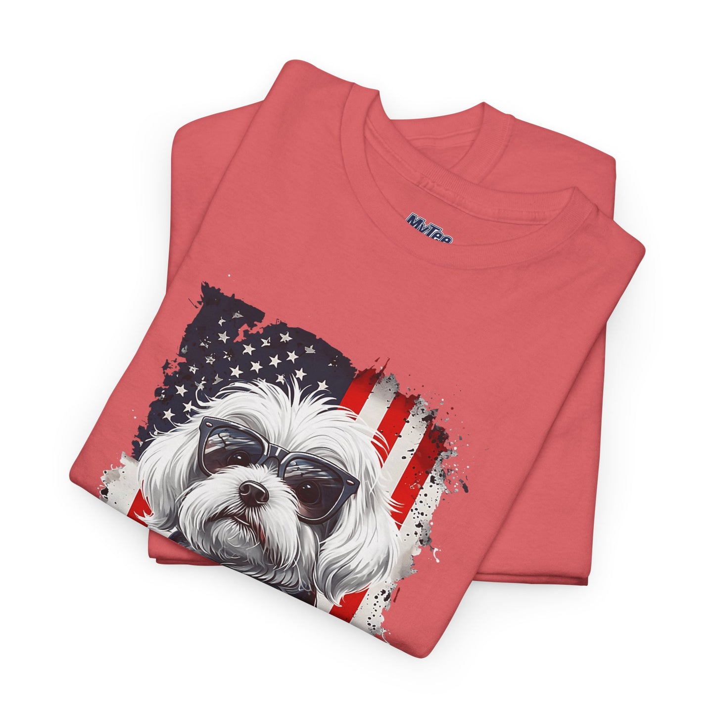 Patriotic Havanese Unisex Cotton T-Shirt