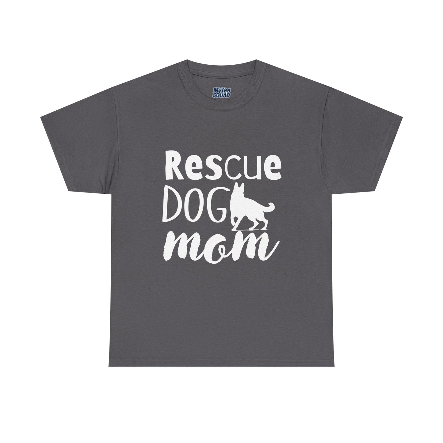 Rescue Dog Mom Cotton T-Shirt