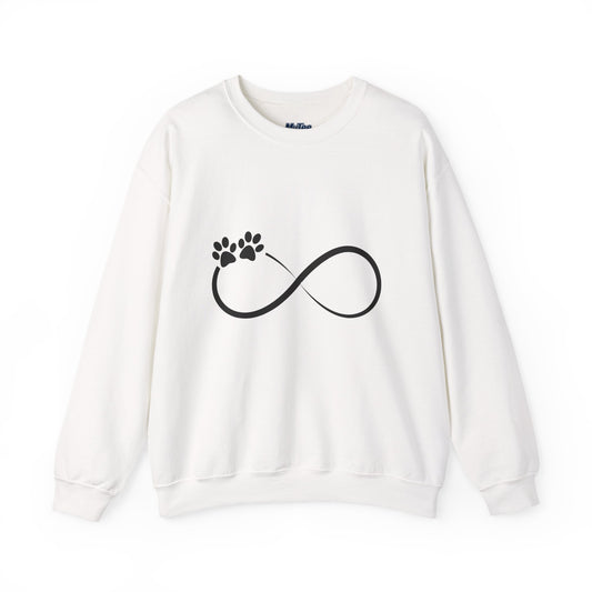 Infinity Paw Print Hoodie - Warm & Minimalist