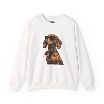Chic Dachshund Dog Lover Unisex Sweatshirt | Crewneck Pullover For Pet Lovers