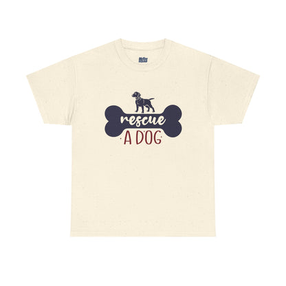 Rescue a Dog Unisex Cotton T-shirt | Dog Lover