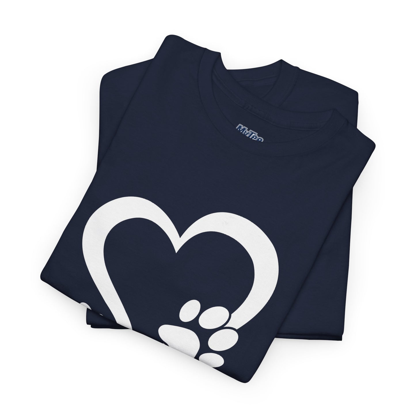 Heart With Paw Print Love T-shirt
