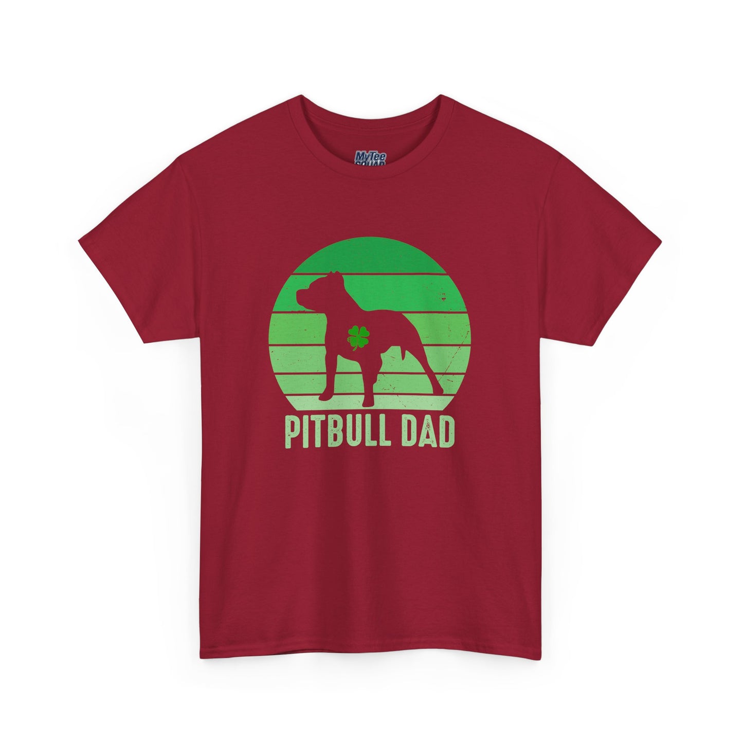 Pitbull Dad Heavy Cotton Tee | Father's Day Gift