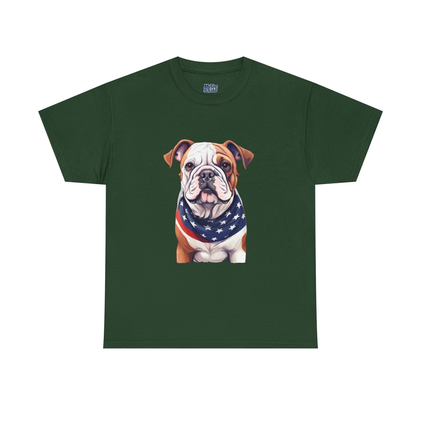 Patriotic Bulldog Unisex T-Shirt