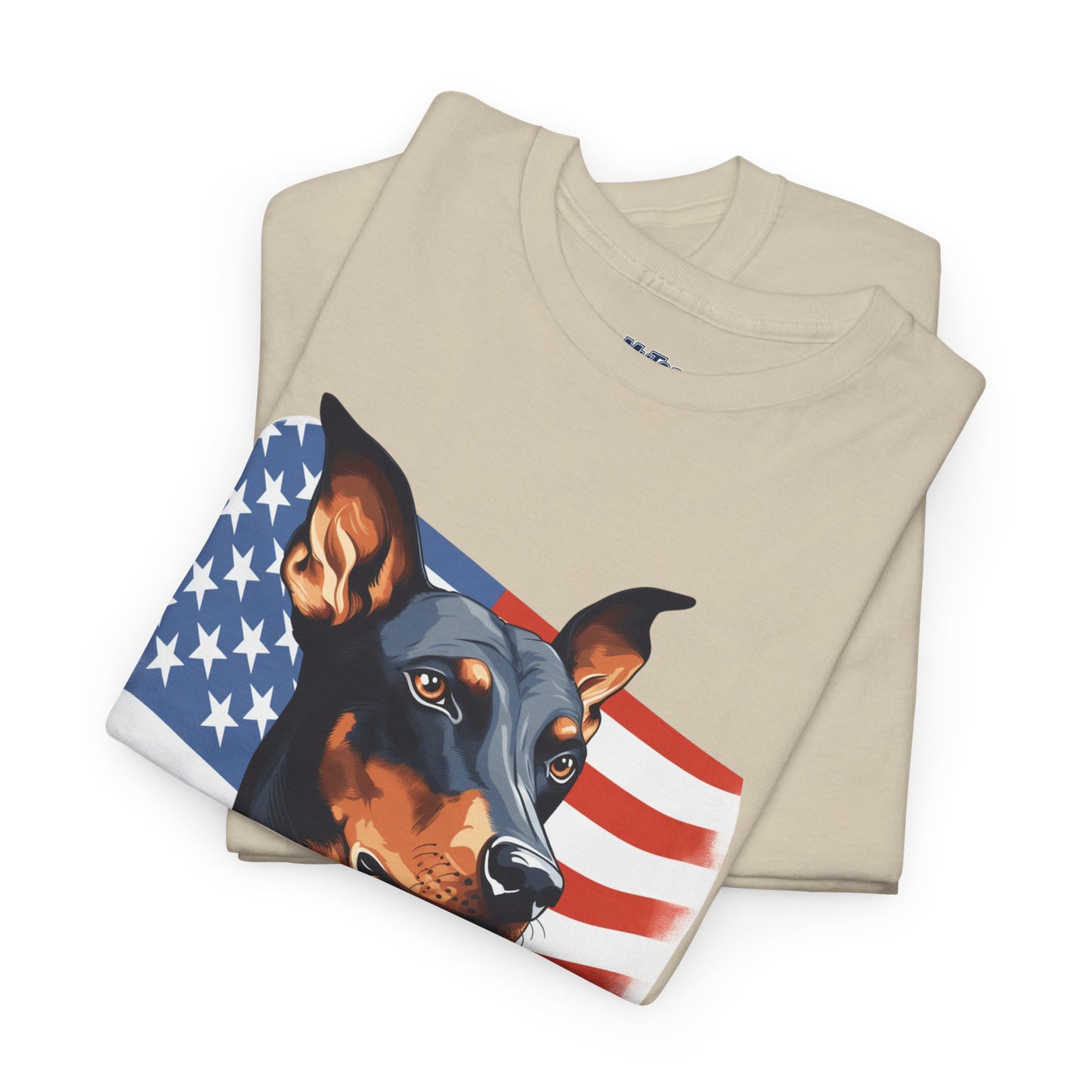 Patriotic Doberman Pinscher Unisex T-Shirt