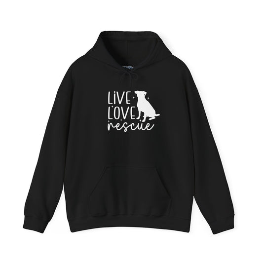 Live Love Rescue Unisex Hoodie For Pet Lovers