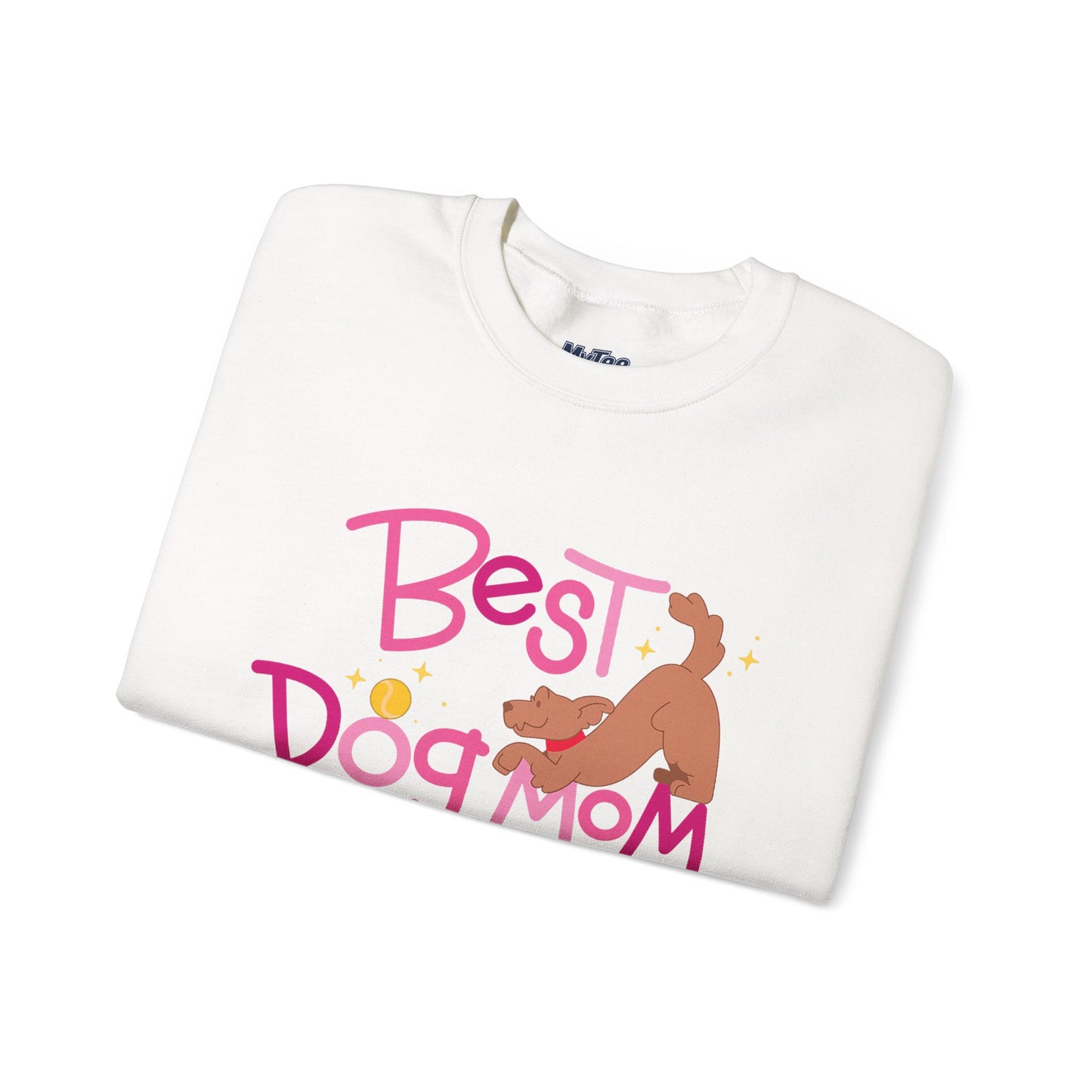 Best Dog Mom Ever Crewneck Sweatshirt | Gift For Dog Moms