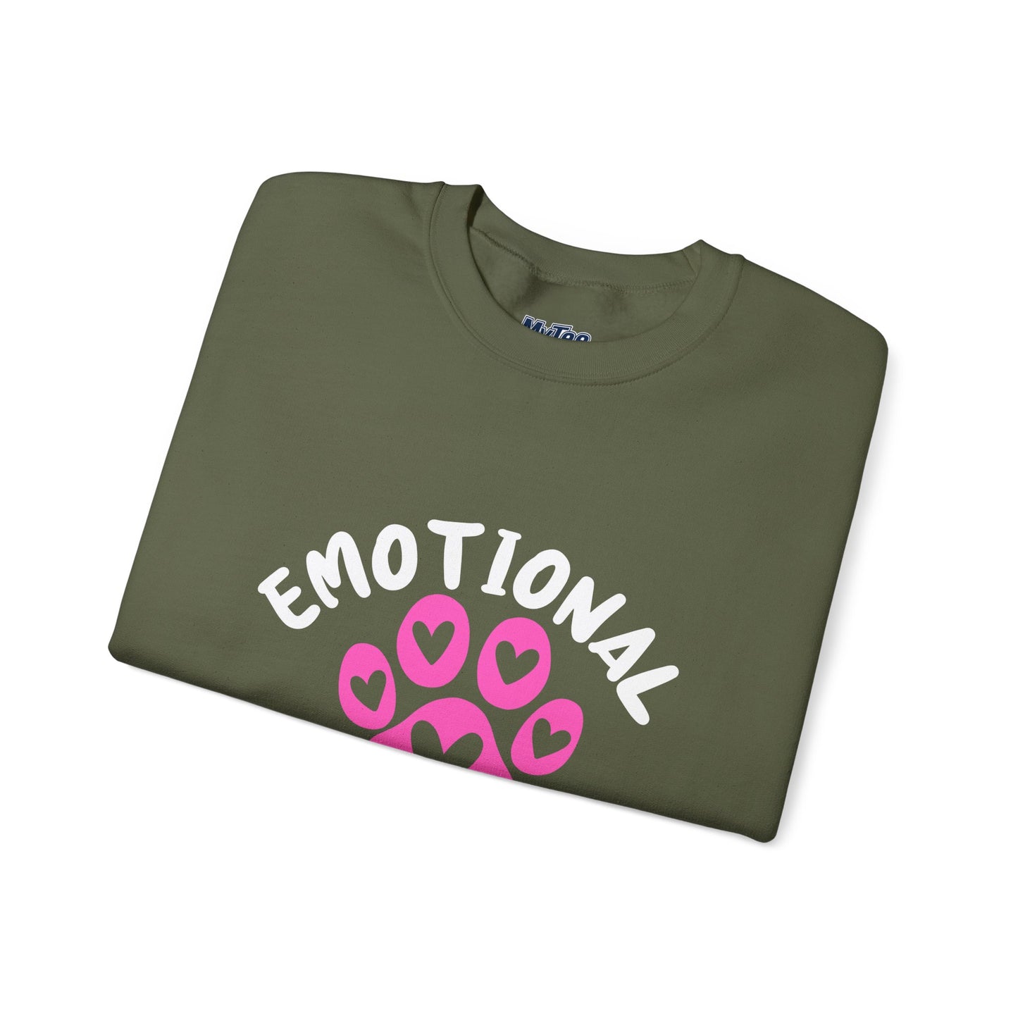 Emotional Eater Sweatshirt – Heart, Paws & Snacks