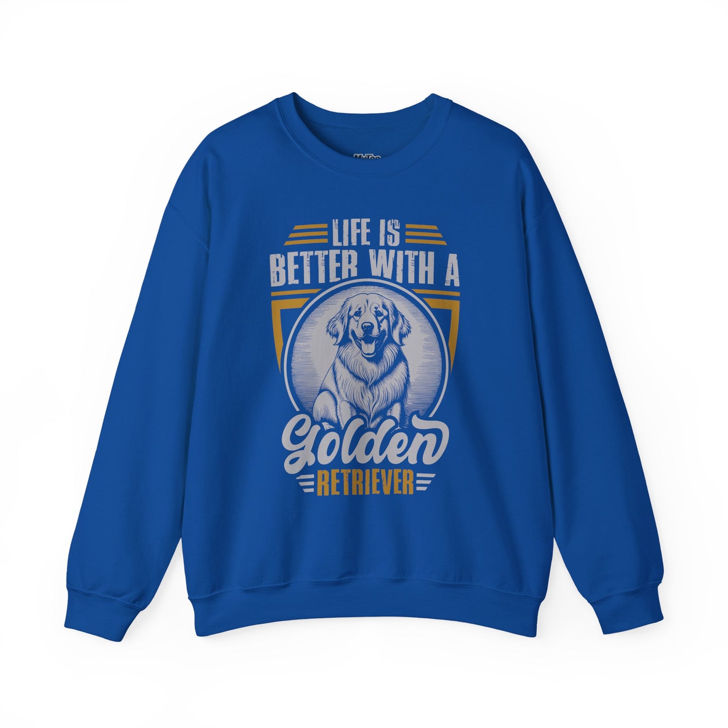 Life Is Better with a Golden Retriever Sweatshirt – Cozy Dog Lover Crewneck