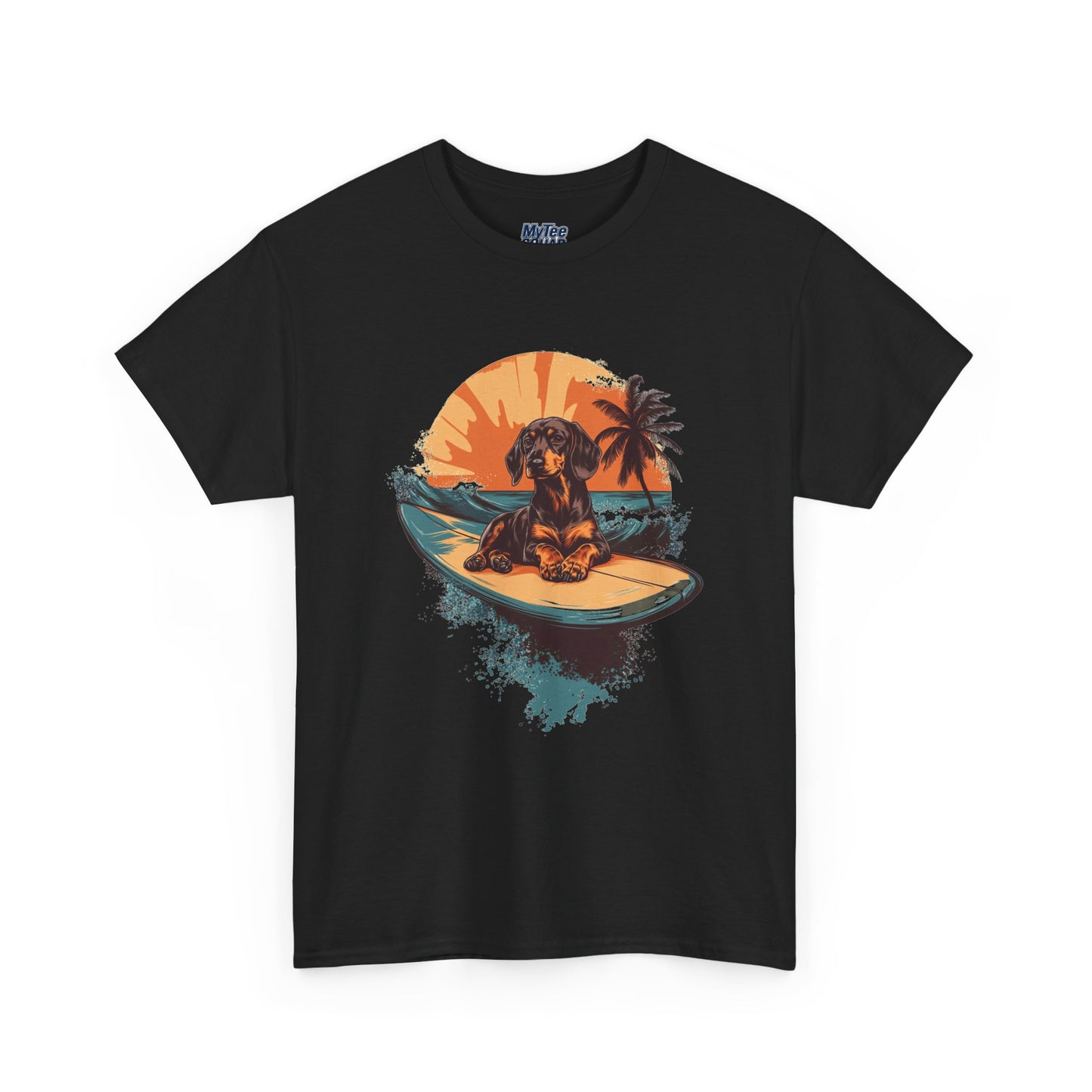 Dachshund Beach Vibes T-Shirt – Chill Summer Dog Style