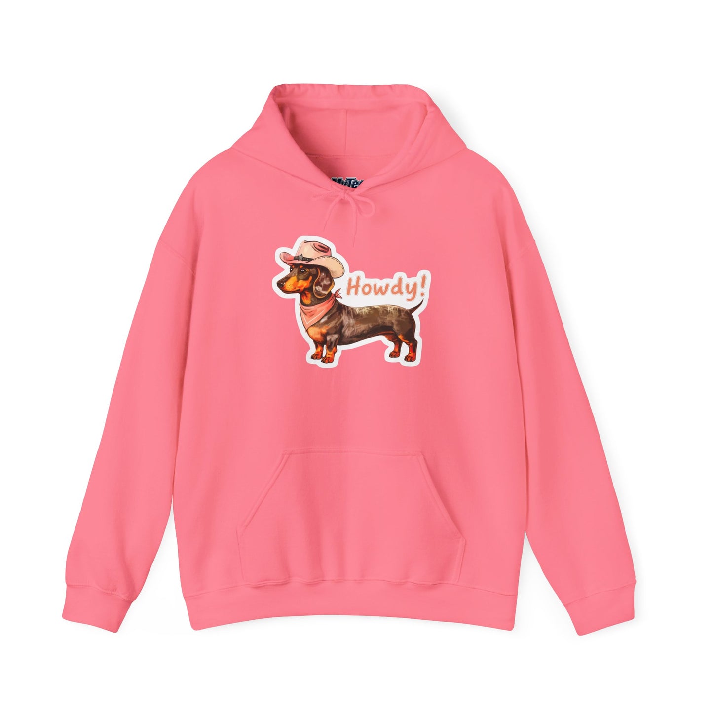 Dachshund Howdy Unisex Hoodie – For Proud Pup Parents With Western Soul