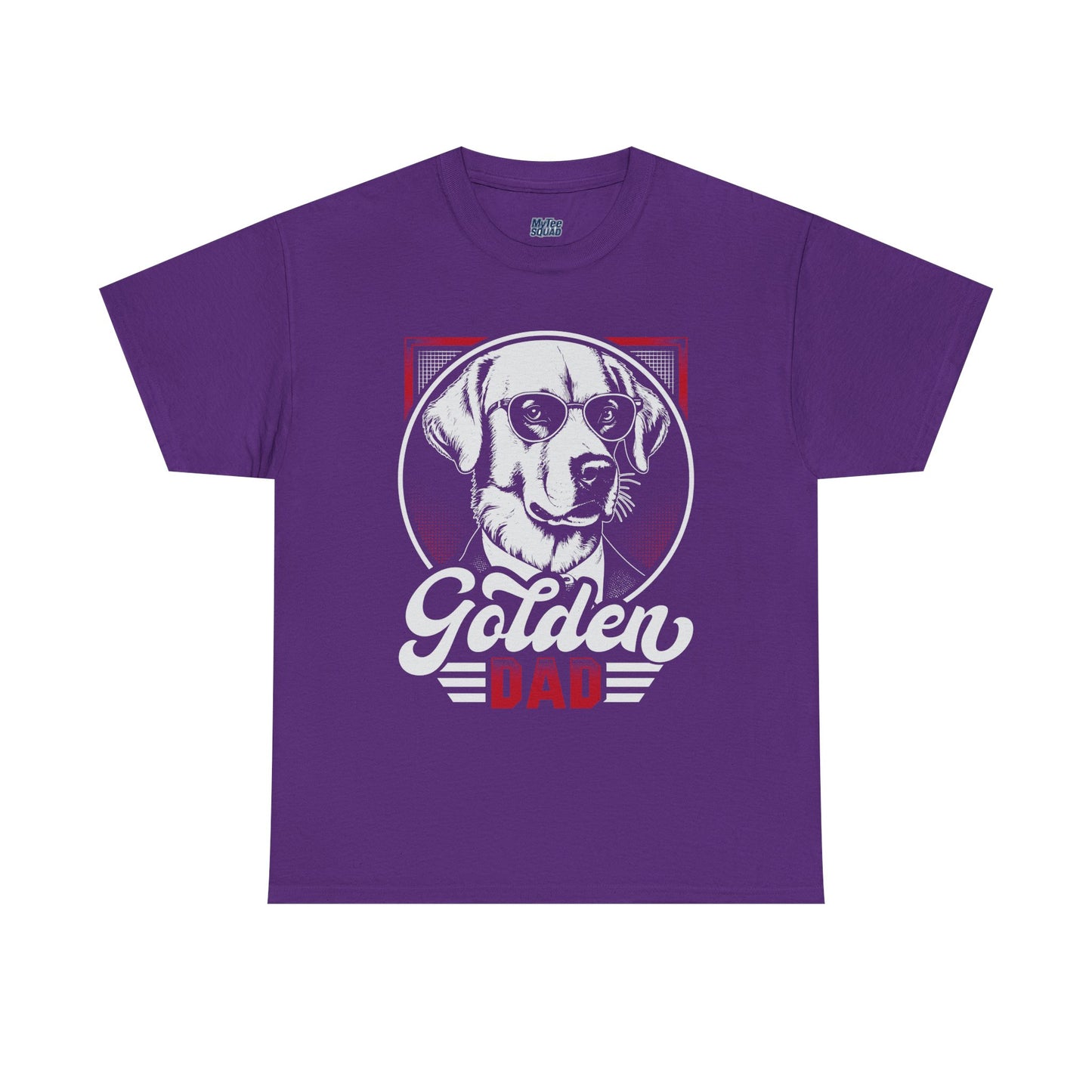 Golden Dad, Golden Retriever T-Shirt | Best For Dog Dad