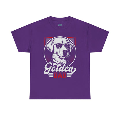 Golden Dad, Golden Retriever T-Shirt | Best For Dog Dad