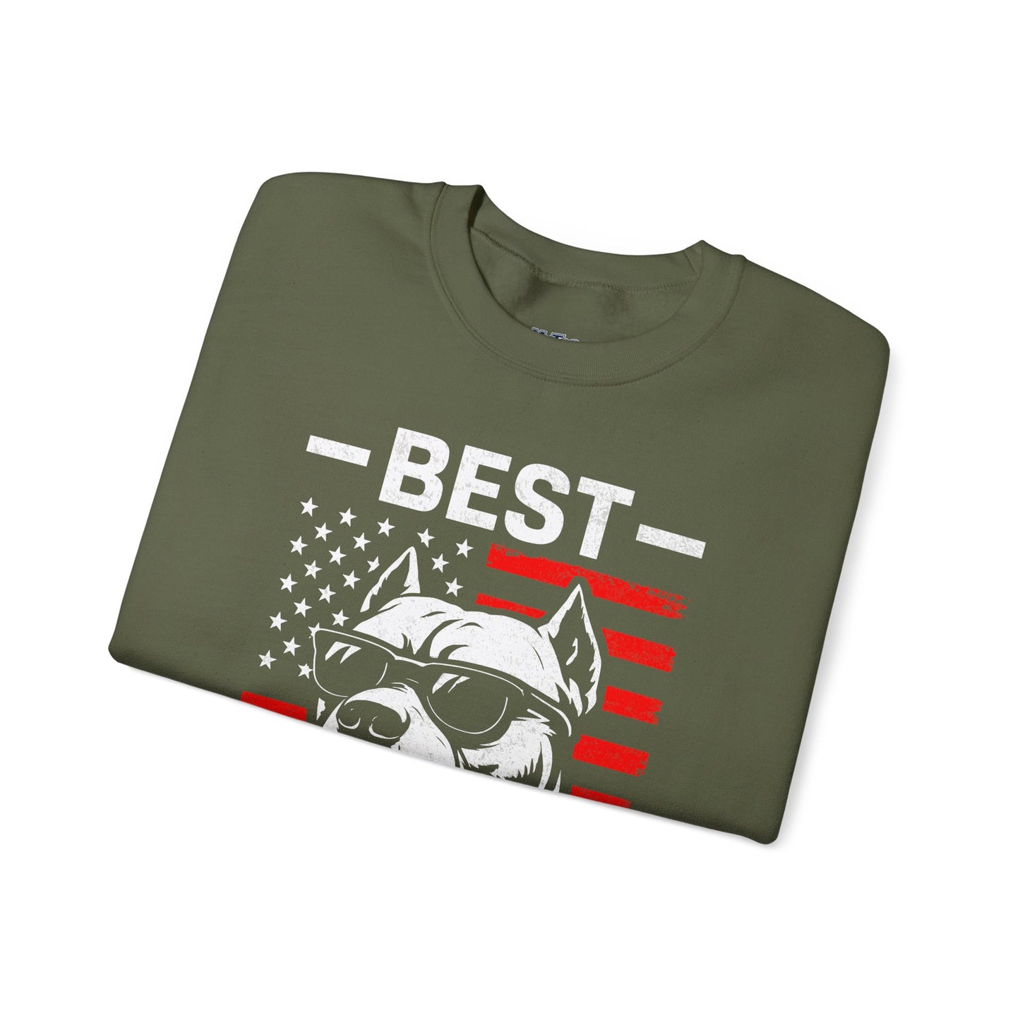 Best Pitbull Dad Ever SweatShirt For Proud Dog Father