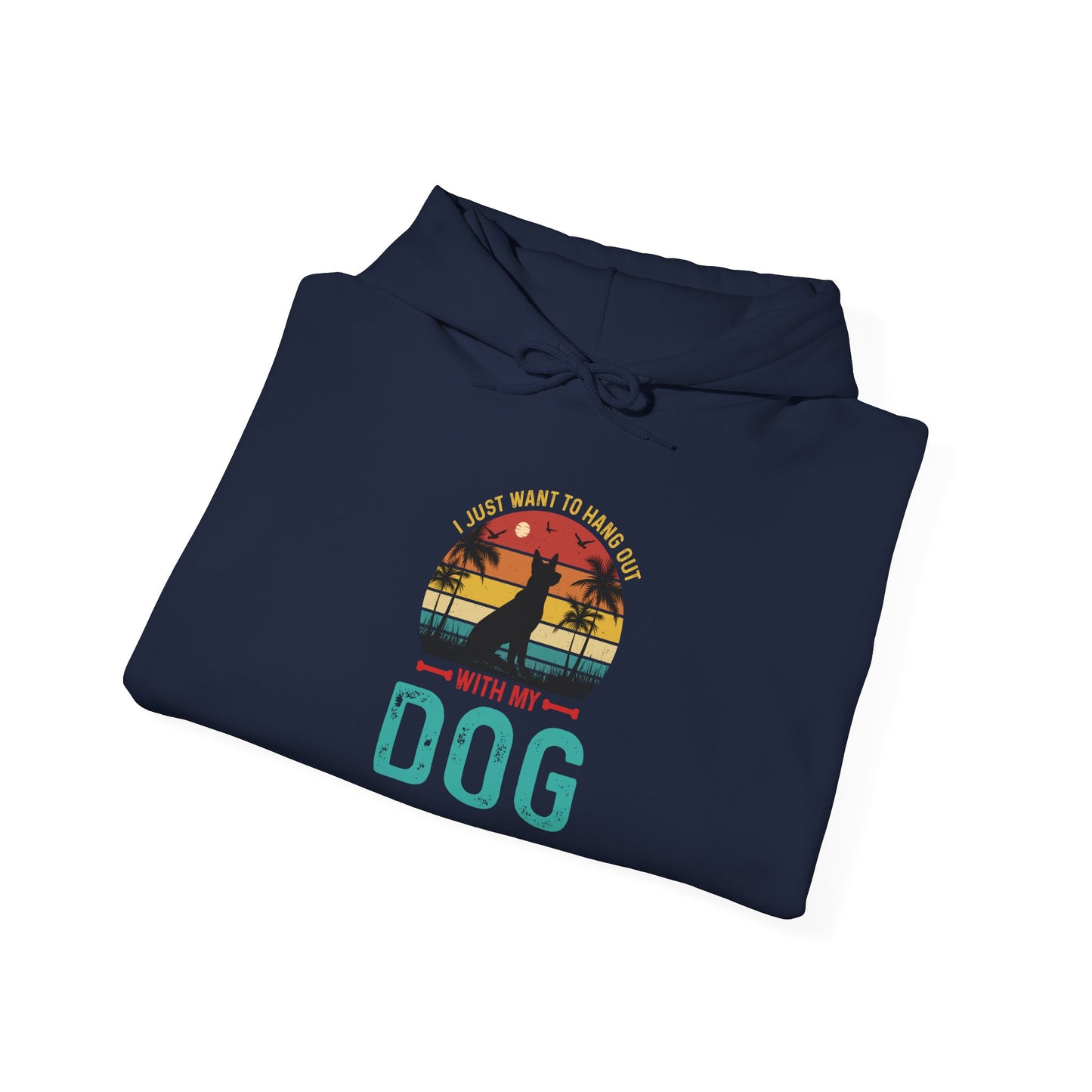 i Just Want To Hangout With My Dog' German Shephard Unisex T-Shirt