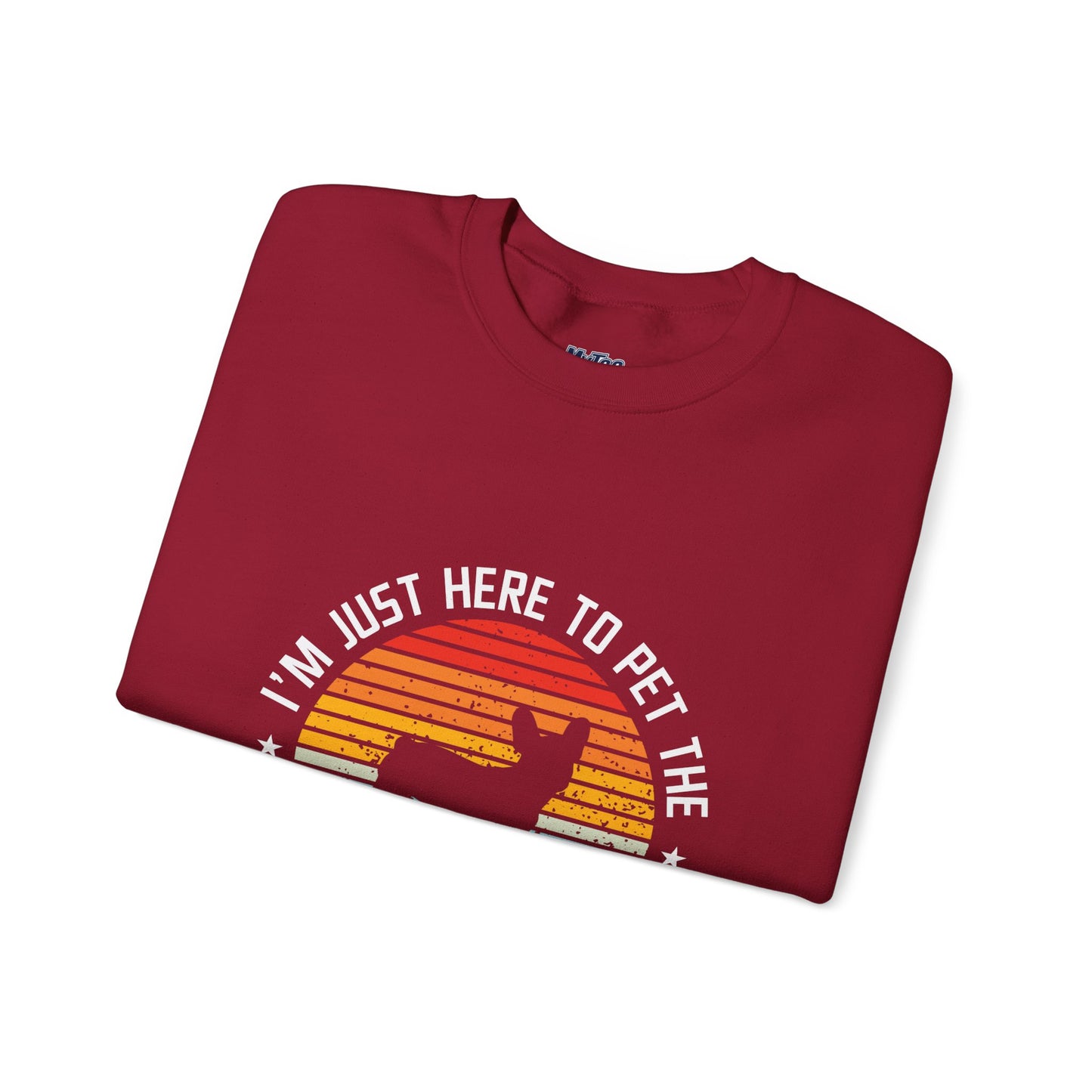 I'm Just Here To Pet The Labrador Retiever Unisex Sweatshirts