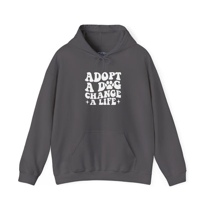 Adopt A Dog Change A Life Unisex Hoodie | Perfect For Animal Lovers