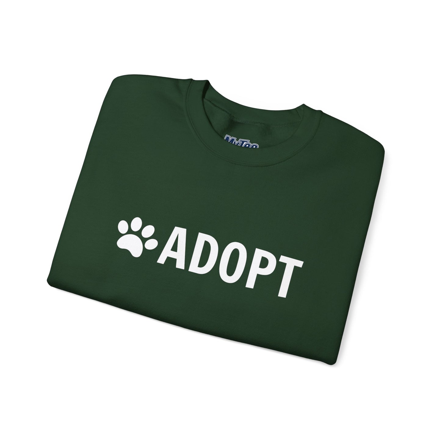 Adopt Pet Lover Crewneck Sweatshirt | Dog Rescue Inspired
