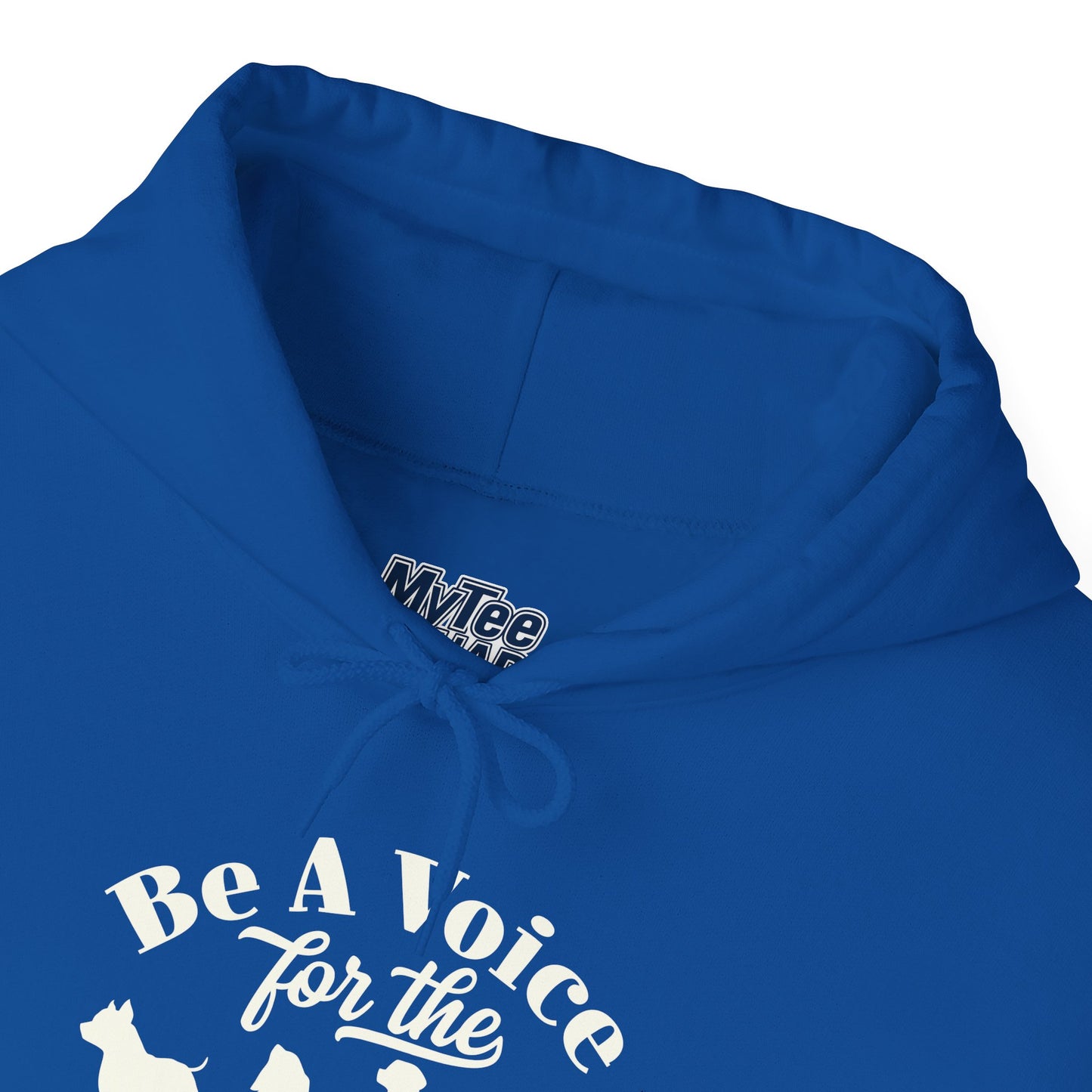 Be A Voice  For The Voiceless Unisex Hoodie – Animal Rescue Awareness